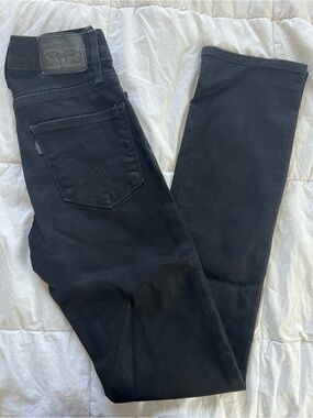 Levi's Black Straight Leg Women's Jeans